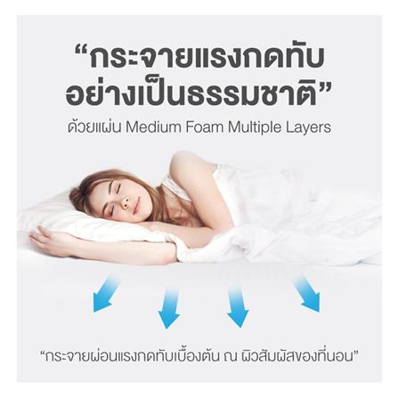 ที่นอน 5 ฟุต DUNLOPILLO TWILIGHT พร้อมหมอนหนุน 2 ชิ้น_11