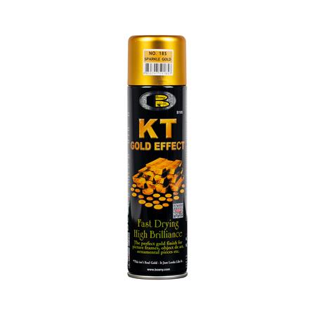 สีสเปรย์ BOSNY KT GOLD EFFECT 185 สี SPARKLE GOLD 200 ซีซี_0