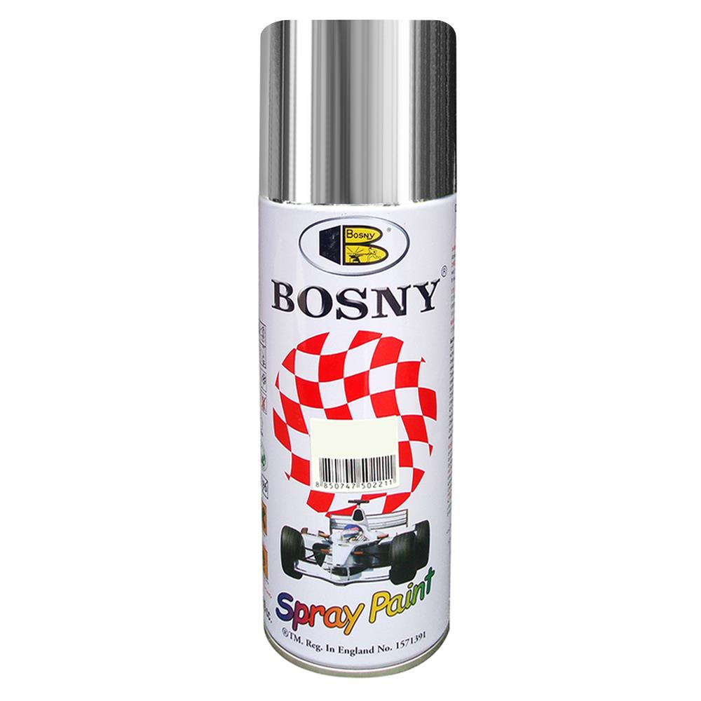 สีสเปรย์ BOSNY 36 สีเงิน 400 ซีซี