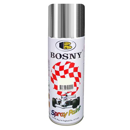 สีสเปรย์ BOSNY 36 สีเงิน 400 ซีซี