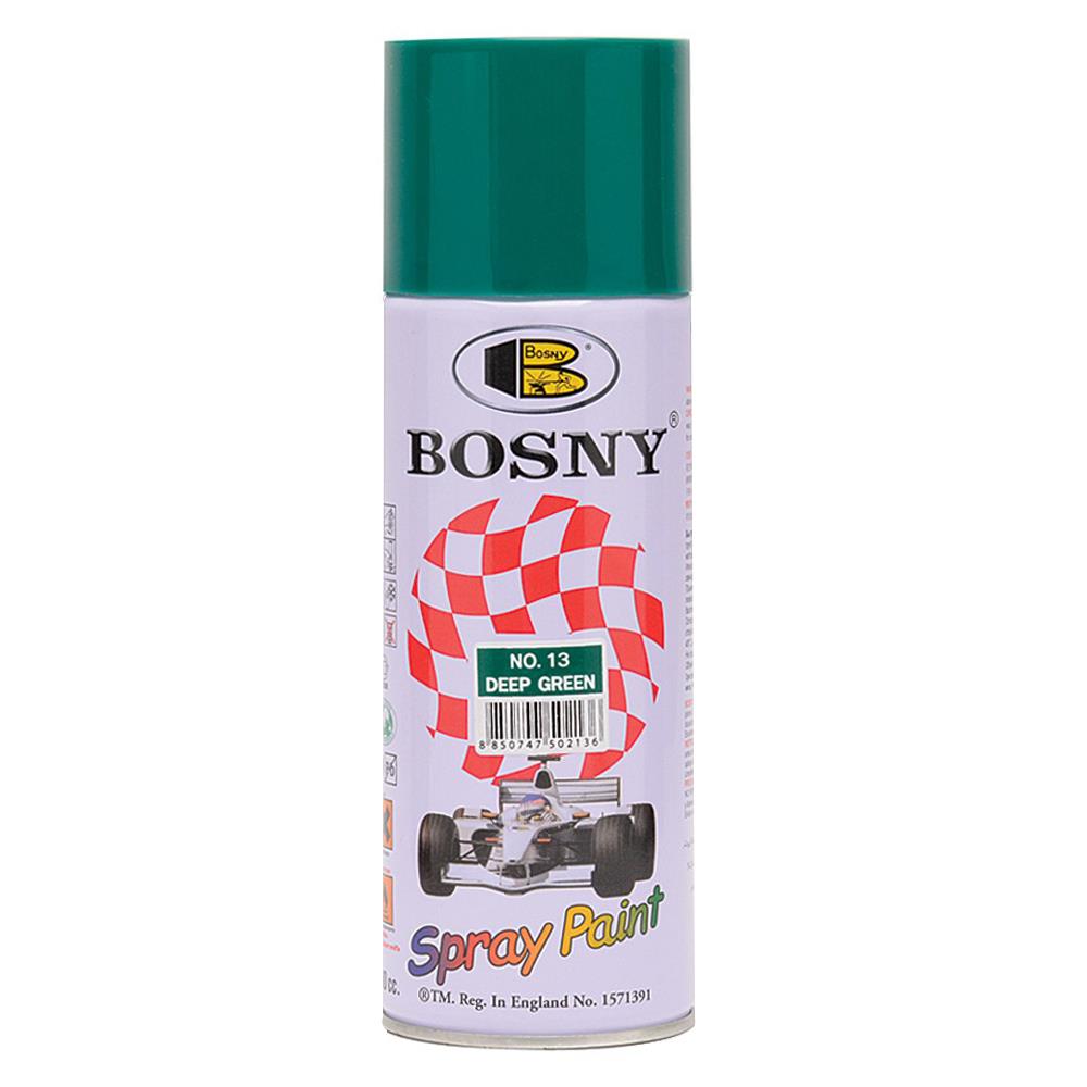 สีสเปรย์ BOSNY 13 สี DEEP GREEN 400 ซีซี