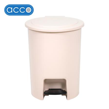 ถังขยะเหยียบกลม ACCO PASTEL 542 ขนาด 12L สีเบจ