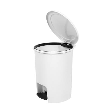 ถังขยะเหยียบกลม ACCO PASTEL 542 12 ลิตร สีขาว_2