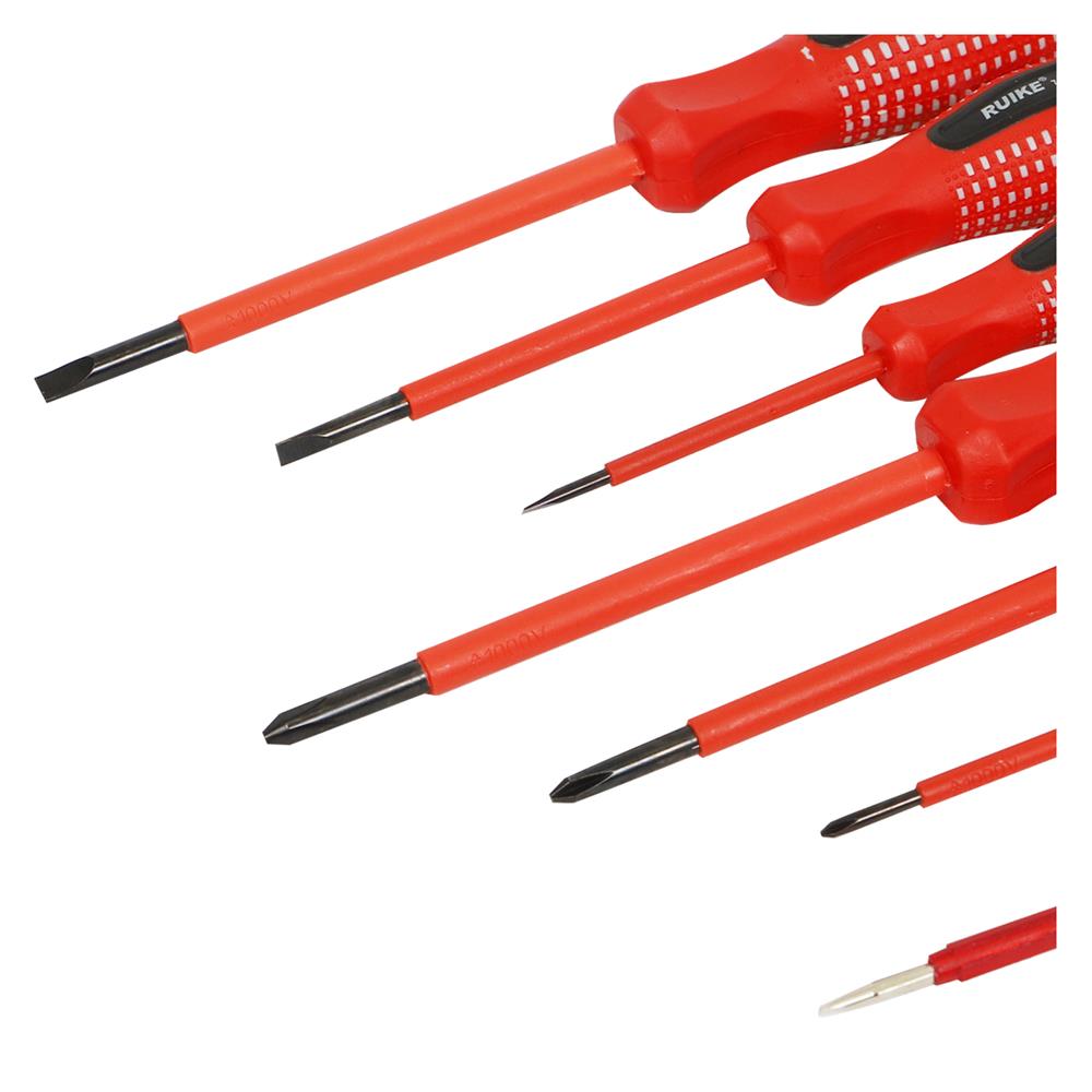 ชุดไขควงหุ้มฉนวนกันไฟฟ้า RUIKE ชุด 7 ชิ้น