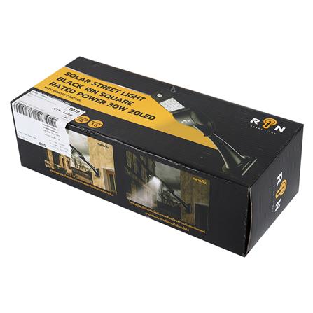 ไฟถนน SOLAR RIN 216042001 พลาสติก สีดำ_4