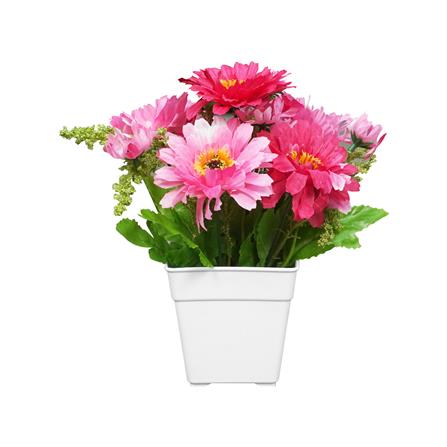 ดอกไม้ประดิษฐ์ในกระถาง ME LIVING DAISY สีชมพู_1