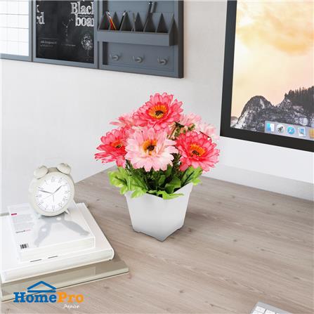 ดอกไม้ประดิษฐ์ในกระถาง ME LIVING DAISY สีชมพู_3