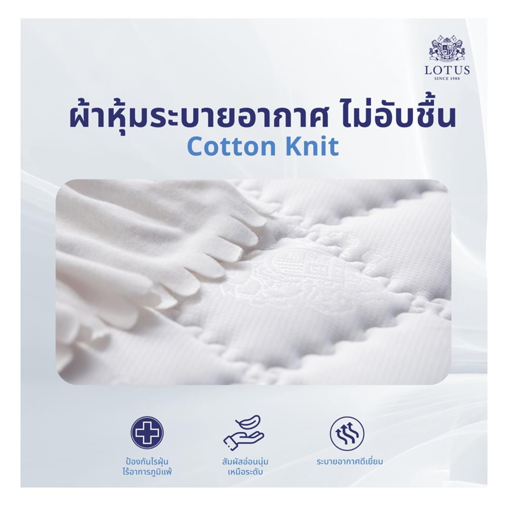 ที่นอน 3.5 ฟุต LOTUS VIOLIN พร้อมหมอนหนุน 1 ชิ้น