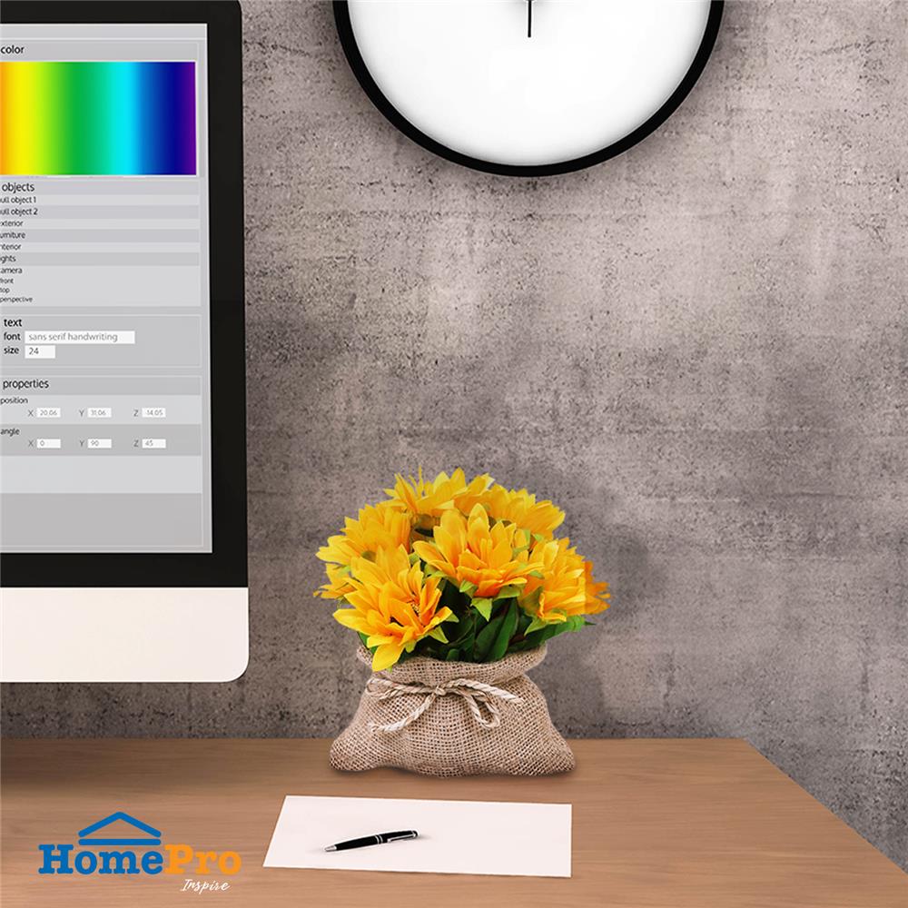 ดอกไม้ประดิษฐ์ในกระสอบ ME LIVING SUNFLOWER