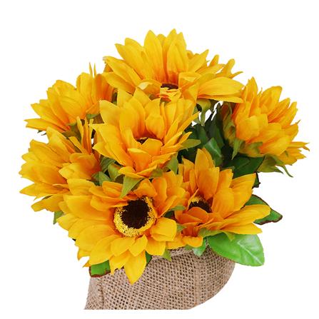 ดอกไม้ประดิษฐ์ในกระสอบ ME LIVING SUNFLOWER_1