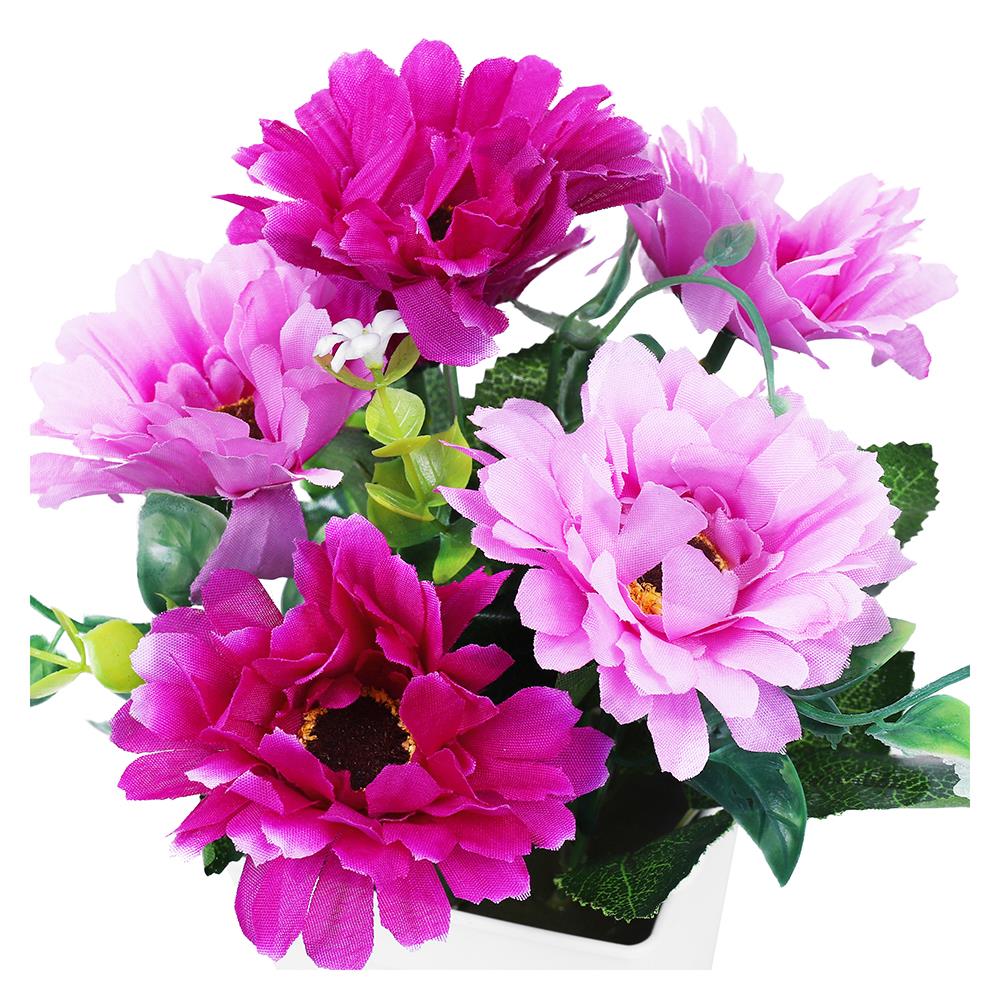 ดอกไม้ประดิษฐ์ในกระถาง ME LIVING DAISY สีม่วง