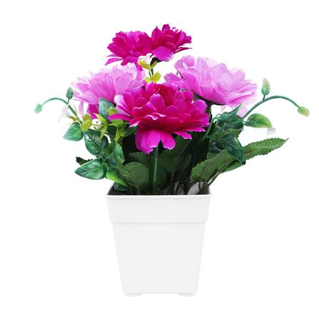 ดอกไม้ประดิษฐ์ในกระถาง ME LIVING DAISY สีม่วง_0