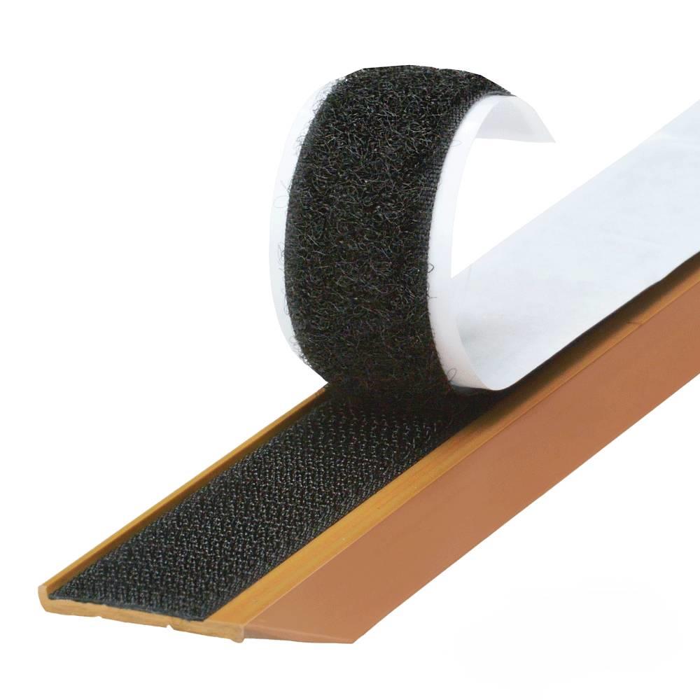 คิ้วกันแมลงแบบยาง SMILE SM066 90 ซม. สีลายไม้