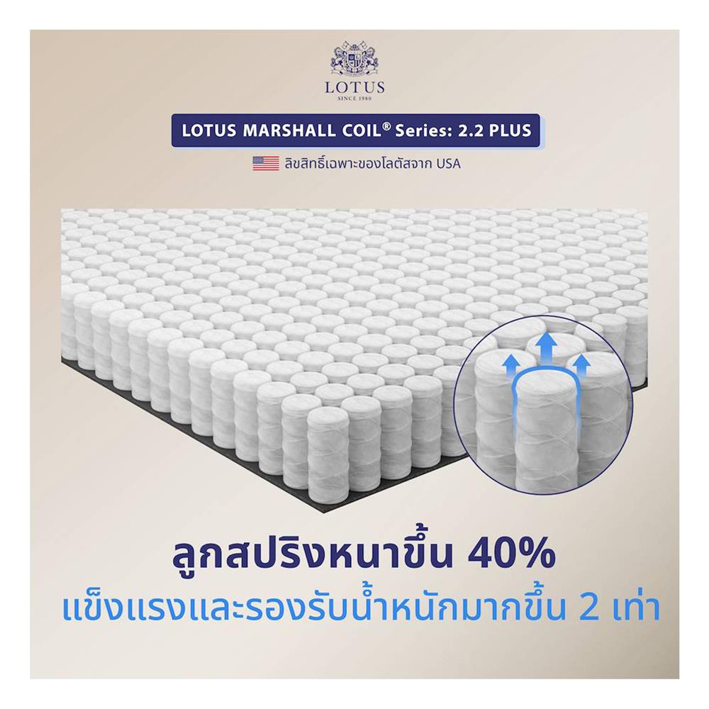 ที่นอน 3.5 ฟุต LOTUS CASTLE