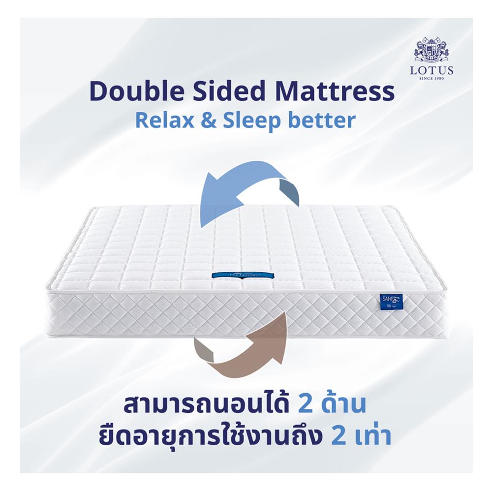 ที่นอน 3.5 ฟุต LOTUS THE LOUNGE พร้อมหมอนหนุน 1 ใบ