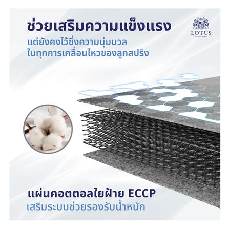 ที่นอน 3.5 ฟุต LOTUS THE LOUNGE พร้อมหมอนหนุน 1 ใบ_7
