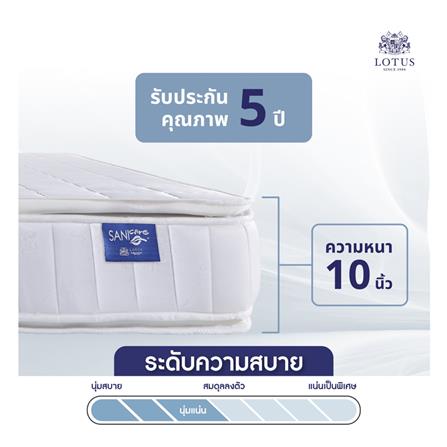 ที่นอน 5 ฟุต LOTUS VIOLIN พร้อมหมอนหนุน 2 ชิ้น_13