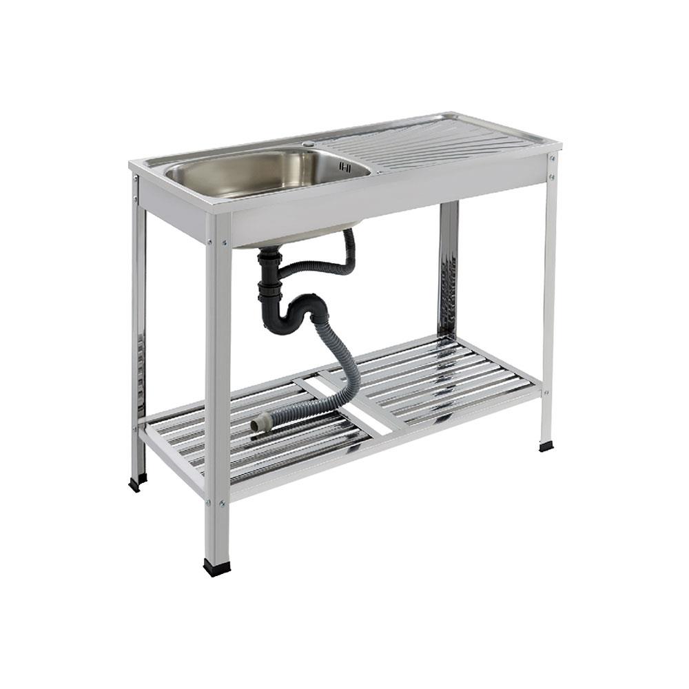 ซิงค์ขาตั้ง 1 หลุม 1 ที่พัก DYNA HOME FS-9643 JT สเตนเลส