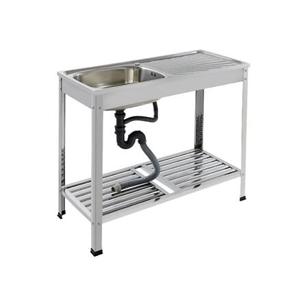 ซิงค์ขาตั้ง 1 หลุม 1 ที่พัก DYNA HOME FS-9643 JT สเตนเลส