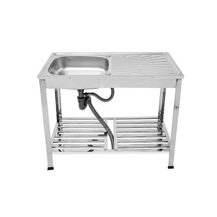 ซิงค์ขาตั้ง 1 หลุม 1 ที่พัก DYNA HOME FS-9643 JT สเตนเลส_1