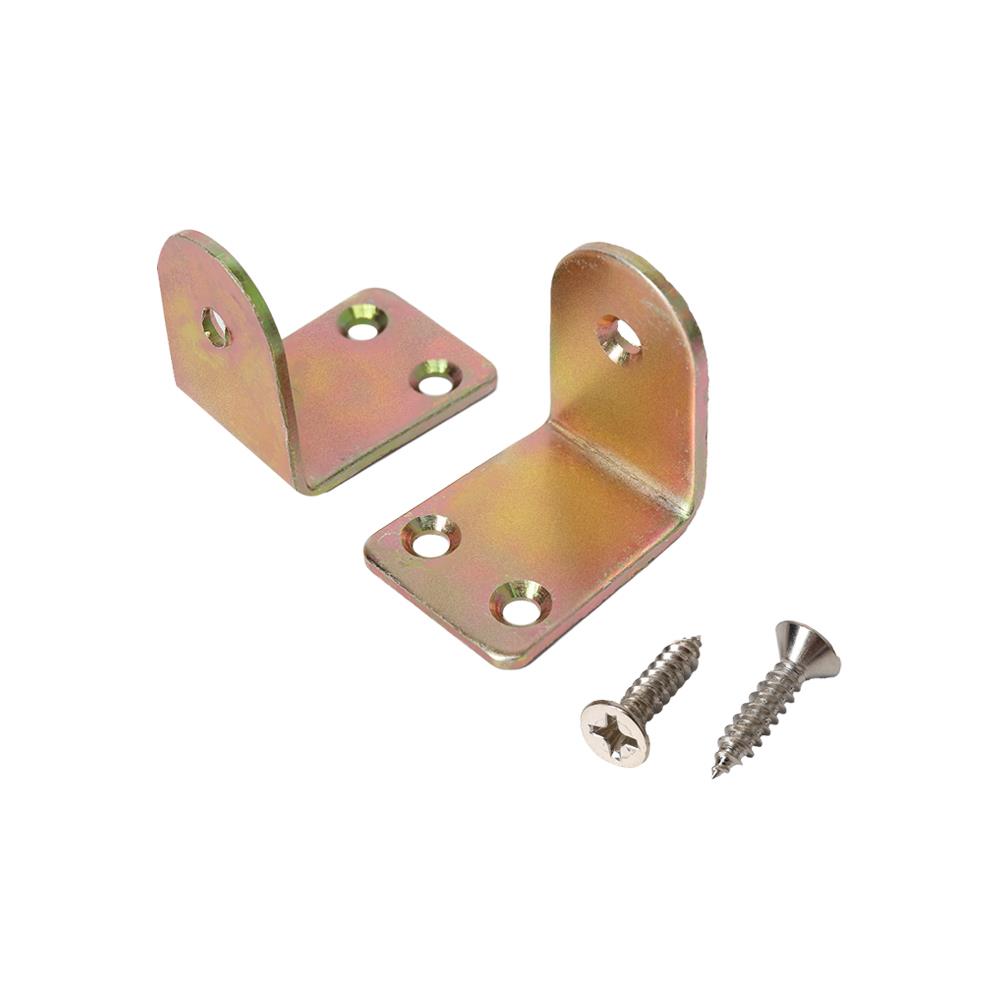 เหล็กฉากตัว L BIH S-0428W 25X31 มม. 3 รู แพ็ก 4 ชิ้น