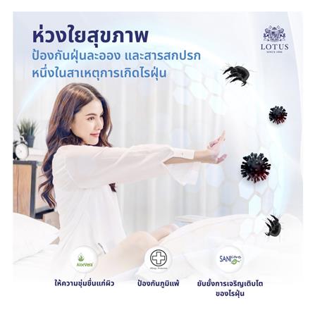 ที่นอน 5 ฟุต LOTUS NORTHLIGHT II พร้อมหมอนหนุน 2 ชิ้น_10