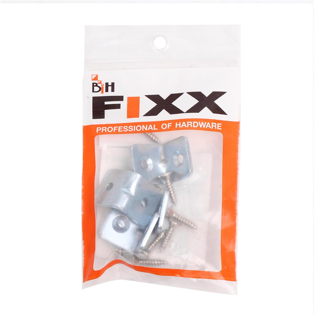 เหล็กฉากตัว L BIH S-0432W 2 รู แพ็ก 4 ชิ้น