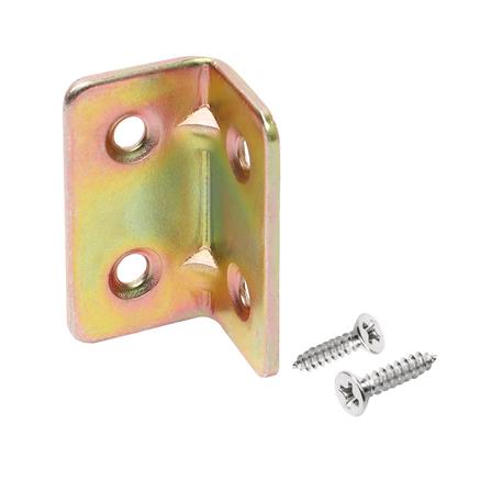 เหล็กฉากตัว L BIH S-0430Y 40X40X2 มม. 4 รู แพ็ก 4 ชิ้น