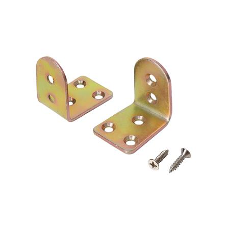 เหล็กฉากตัว L BIH S-0427W 25 มม. 5 รู แพ็ก 4 ชิ้น_0