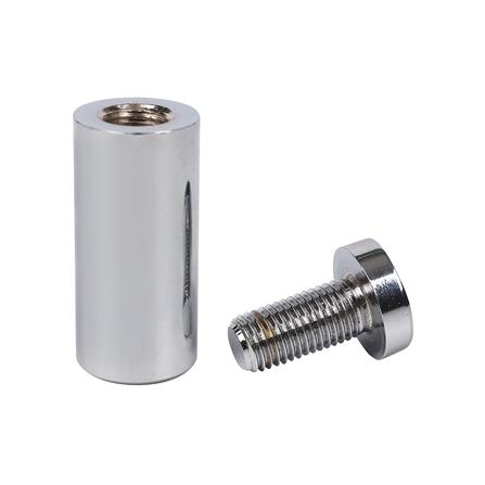 ตัวยึดแผ่นโชว์ BIH 20x40 มม. สีโครม_0