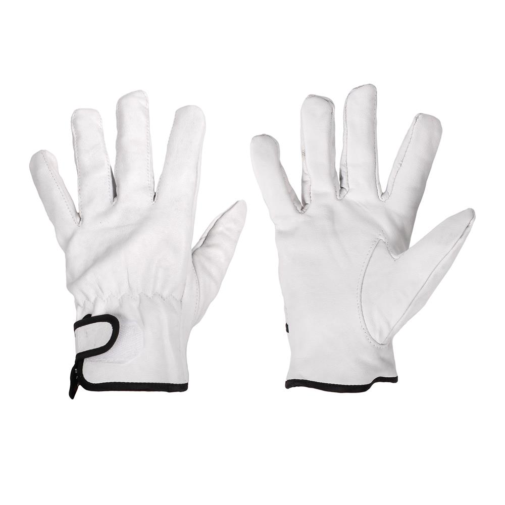 ถุงมือหนังผิววัวเชื่อมอาร์กอน PROSIRY SAFE W-RGON สีขาว