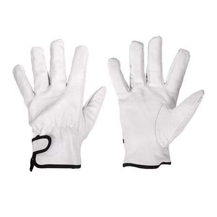 ถุงมือหนังผิววัวเชื่อมอาร์กอน PROSIRY SAFE W-RGON สีขาว