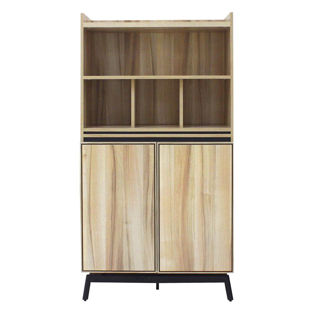 ตู้สูงบานเปิด BURO HAUS CT-80 สีอโรม่าโอ๊ค