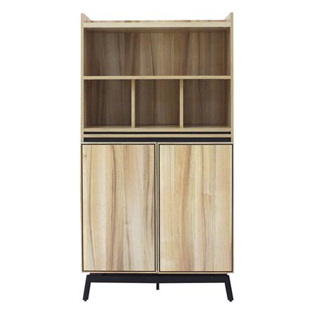 ตู้สูงบานเปิด BURO HAUS CT-80 สีอโรม่าโอ๊ค_1