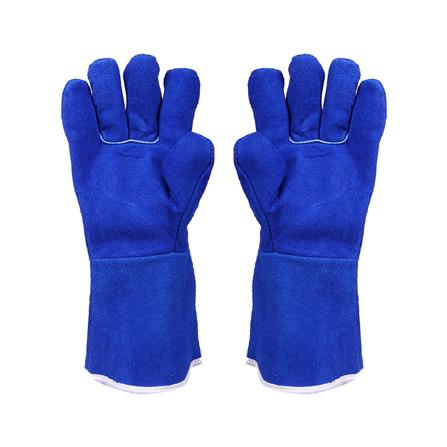 ถุงมือหนังท้องติดซับทนความร้อน PROSIRY SAFE 13 นิ้ว สีน้ำเงิน_1