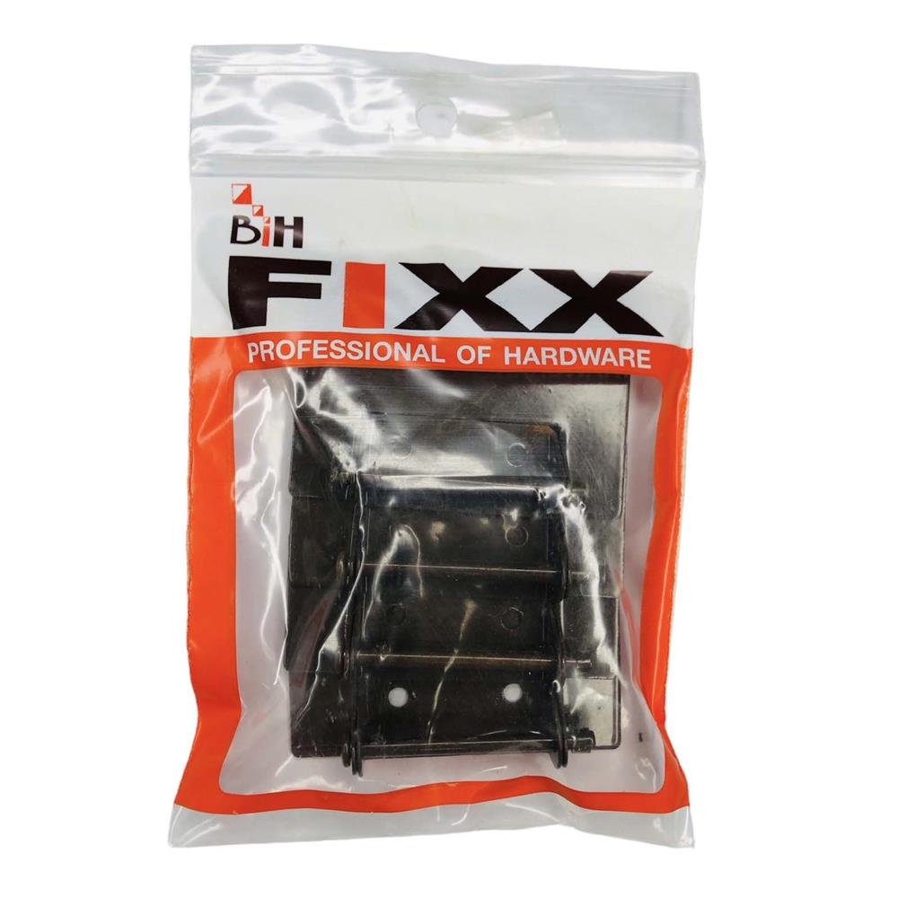 บานพับมุ้งลวดประตูธรรมดา BIH สีชา แพ็ก 4 ชิ้น