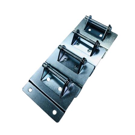 บานพับมุ้งลวดหน้าต่างธรรมดา BIH สีเงิน แพ็ก 4 ชิ้น_1