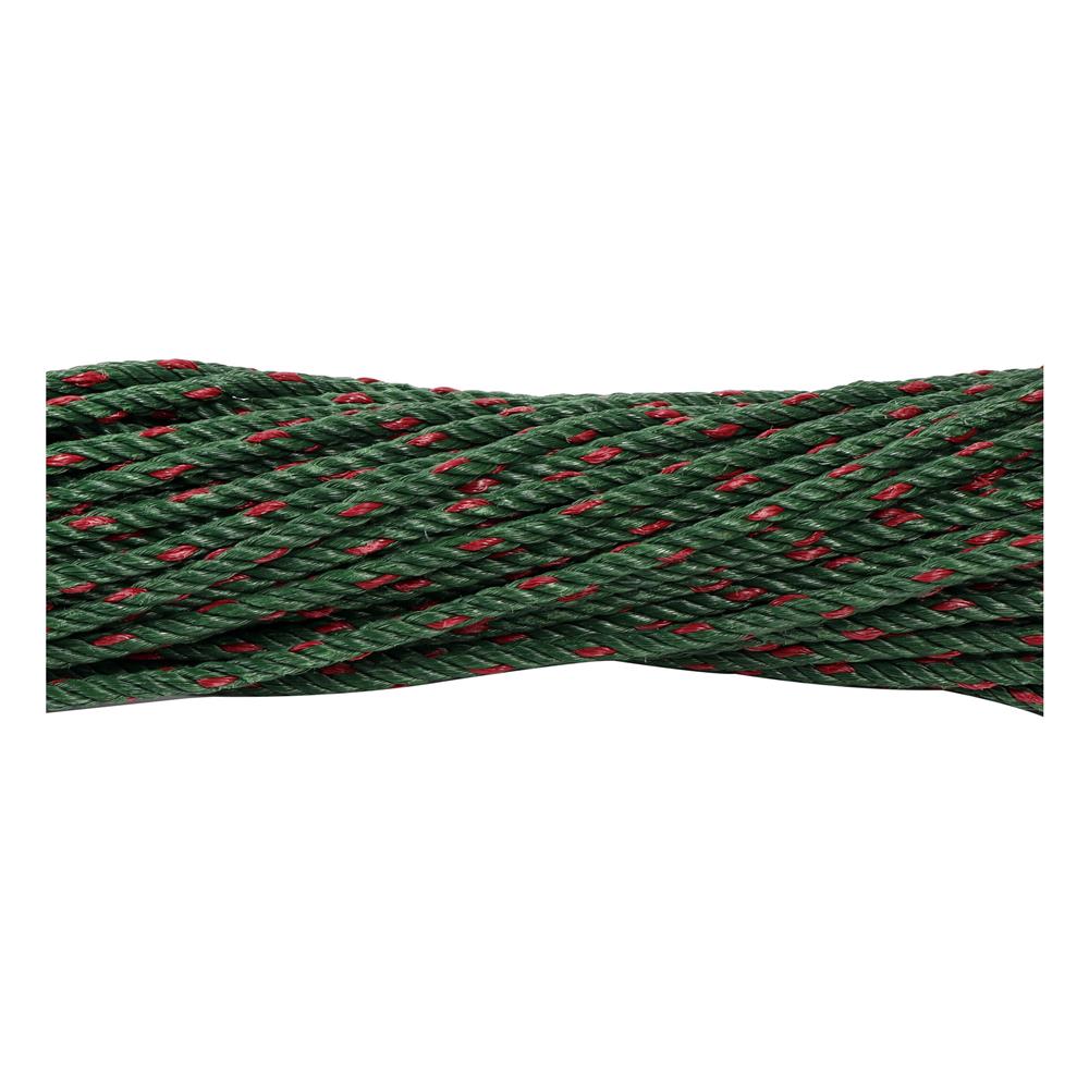 เชือกไนล่อน DEXZON 4 มม.x20 ม. สีเขียวขี้ม้า