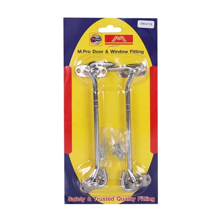 ขอสับ M.PRO 190 6 นิ้ว สีโครม แพ็ก 2 ชิ้น_2