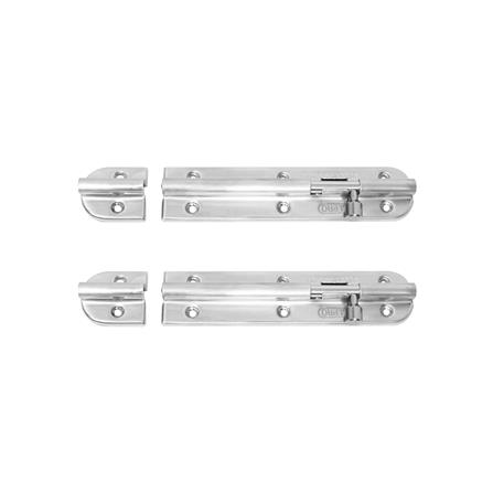 กลอนทั่วไป M.PRO 360 6 นิ้ว สีสเตนเลส (แพ็ก 2 ชิ้น)