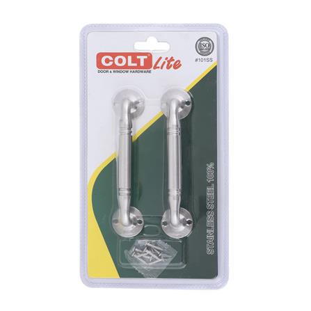 มือจับกลึง COLT LITE 101 150 มม. สีสเตนเลส แพ็ก 2 ชิ้น_2