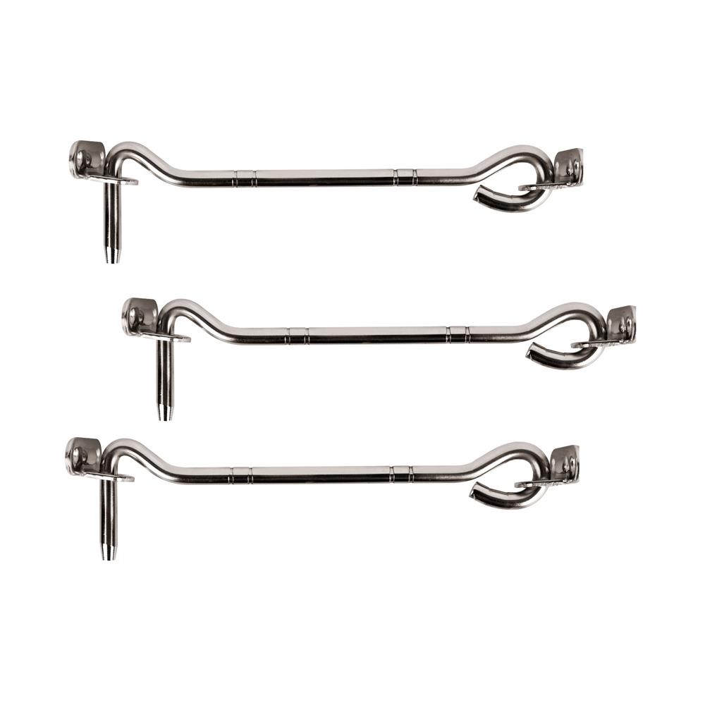 ขอสับ NAP 352 6 นิ้ว สีสเตนเลส (แพ็ก 3 ชิ้น)