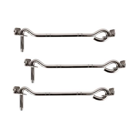 ขอสับ NAP 352 6 นิ้ว สีสเตนเลส (แพ็ก 3 ชิ้น)