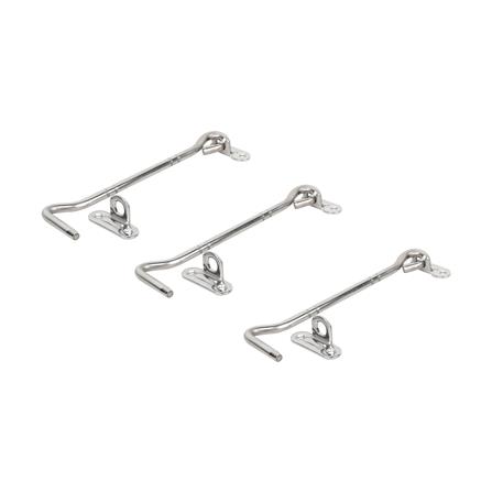 ขอสับ NAP 352 6 นิ้ว สีสเตนเลส (แพ็ก 3 ชิ้น)_1