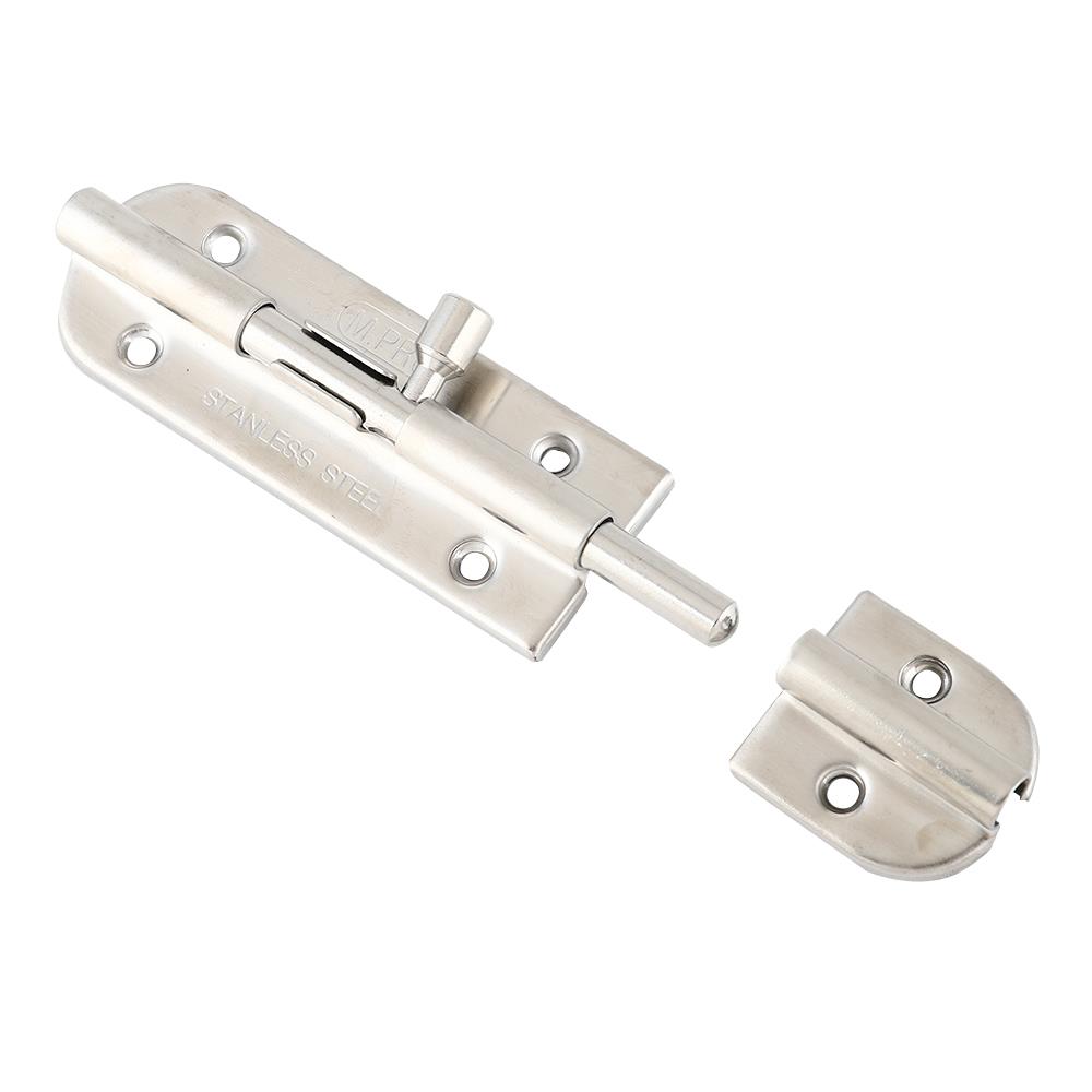 กลอนทั่วไป M.PRO 360 4 นิ้ว สีสเตนเลส (แพ็ก 2 ชิ้น)