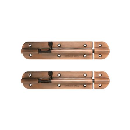 กลอนทั่วไป M.PRO 360 6 นิ้ว สีทองแดงรมดำ (แพ็ก 2 ชิ้น)