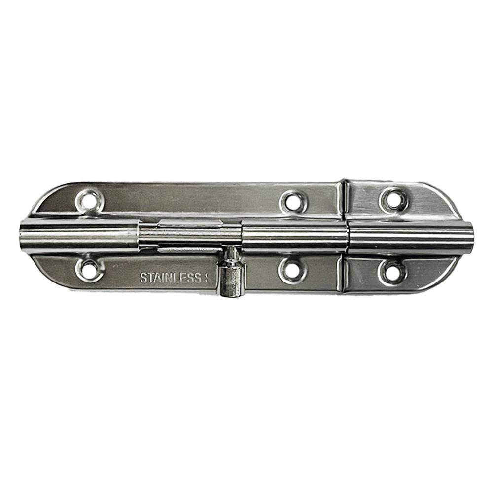 กลอนทั่วไป NAP 338 4 นิ้ว สีสเตนเลส (แพ็ก 4 ชิ้น)