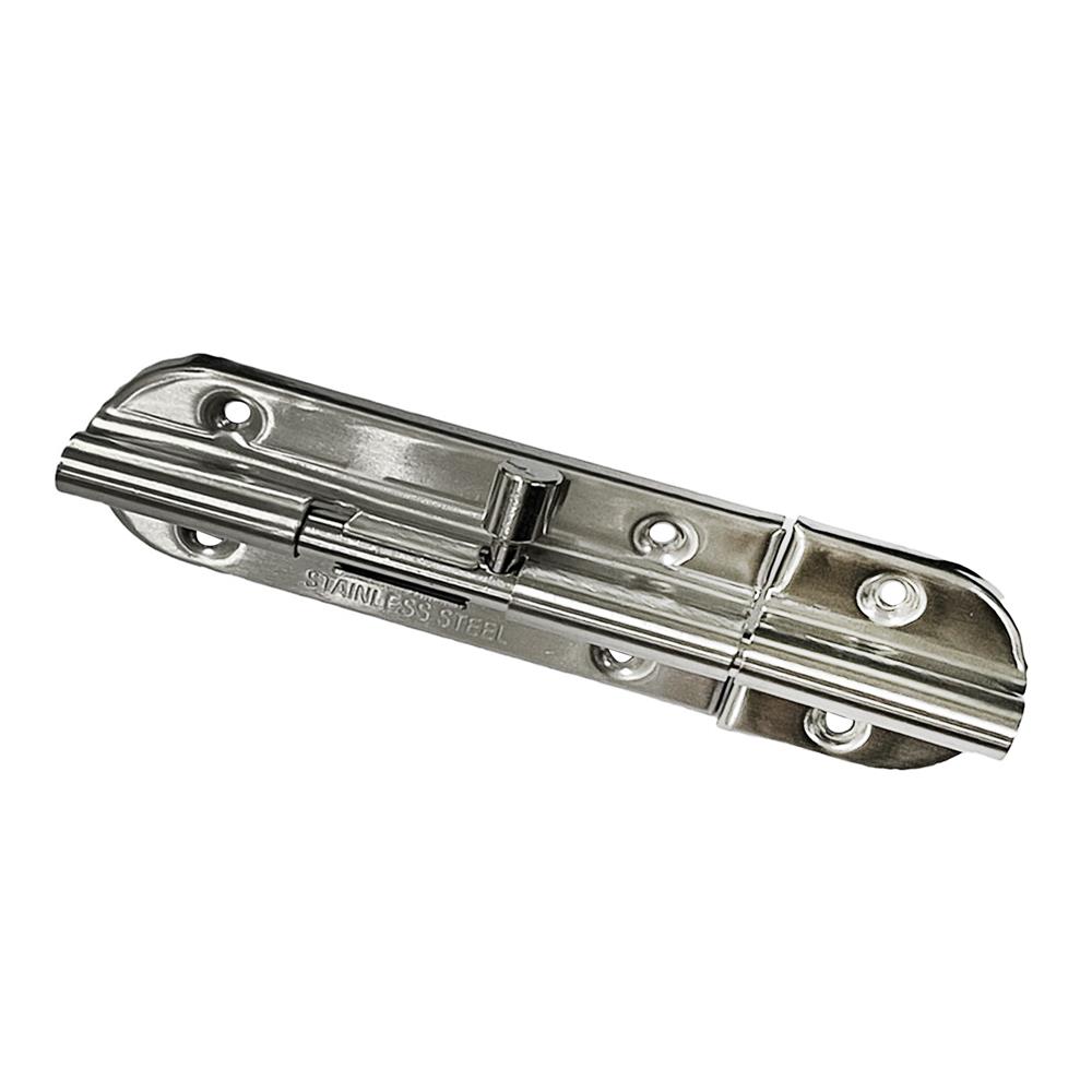 กลอนทั่วไป NAP 338 4 นิ้ว สีสเตนเลส (แพ็ก 4 ชิ้น)