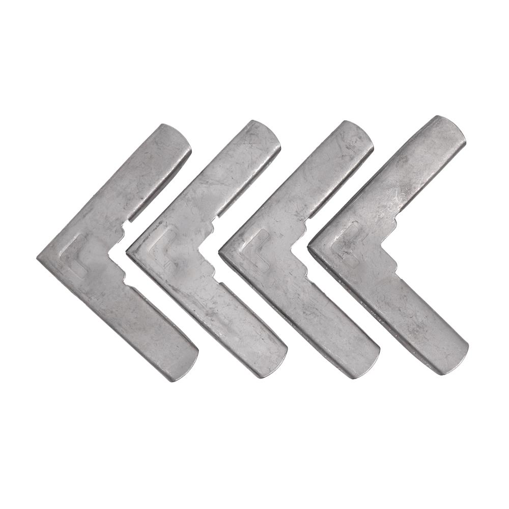 มุมประตู BIH สีเงิน แพ็ก 4 ชิ้น