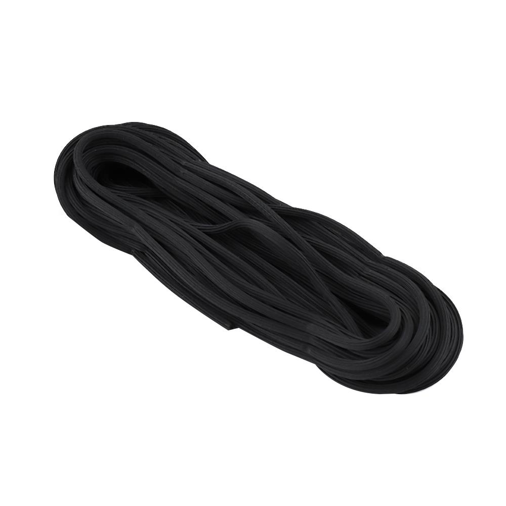 เส้นอัดยางใส้ไก่อัดมุ้งไฟเบอร์ BIH 15 เมตร สีดำ/สีเทา